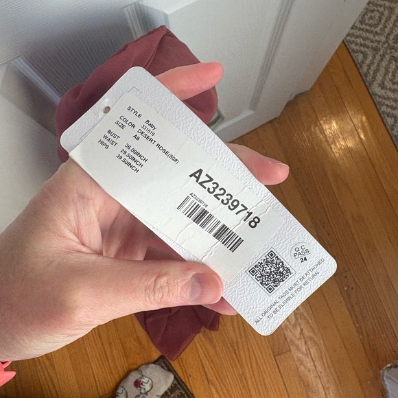 Azazie “babydoll” size A8 dress - Picture 2 of 2